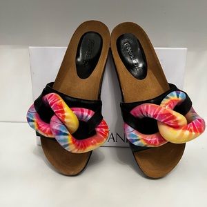 BNIB JW ANDERSON CHUNKY BUCKLE LEATHER MULE - size 38